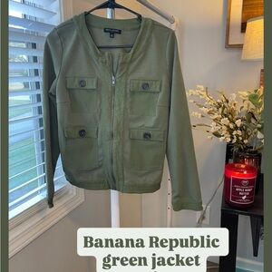 Banana Republic Olive Utility Jacket